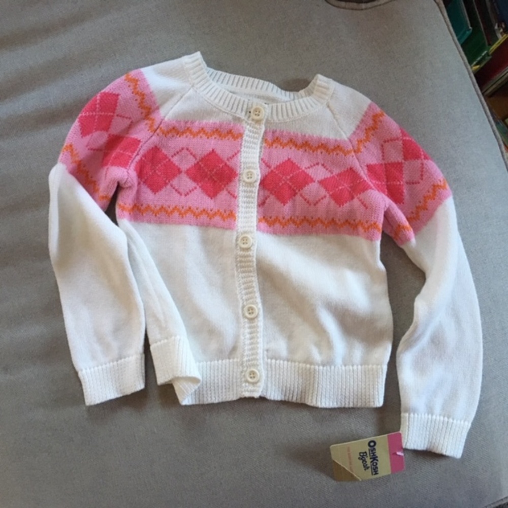 Toddler girl argyle sweater